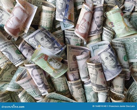 Exchange Rate Of Peruvian And American Money Stock Photo Image Of
