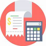 Invoice Receipt Icon Billing Bill Transaction Calculation