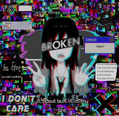Error Anime Glitch Wallpapers Boy Cave Wallpapercave