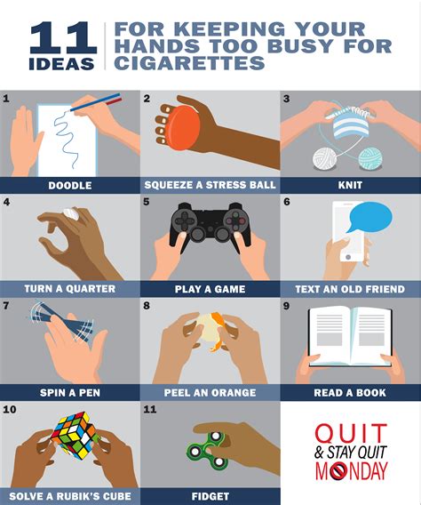 Keep Your Hands Busy To Stay Cigarette Free The Monday Campaigns