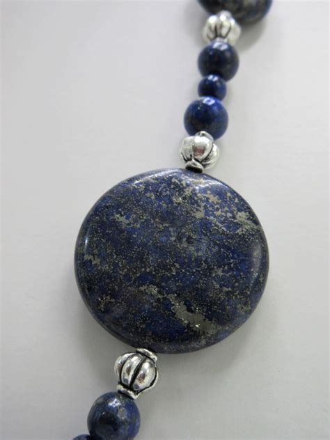 Lapis Lazuli Jewelry Set Cobalt Blue Dark Blue Gemstones Etsy