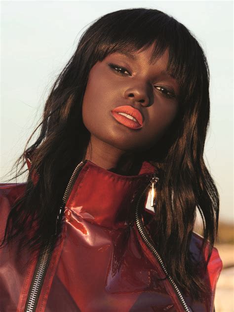 australian sudanese model duckie thot is stunning new face of l oréal paris bridget jones