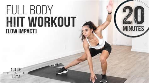 Min Full Body Hiit Workout Low Impact No Equipment Youtube