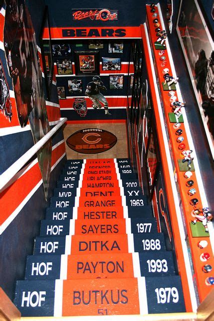 Bear Down And Bear Up Chicago Bears Man Cave Sports Man Cave