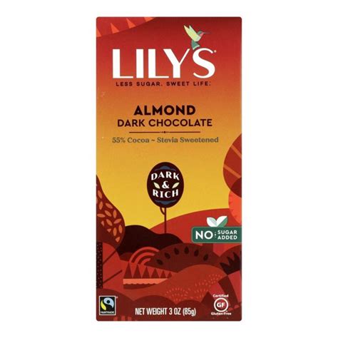 Lilys Dark Chocolate Bar 3 Oz