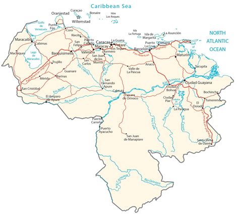 Map Of Venezuela Gis Geography