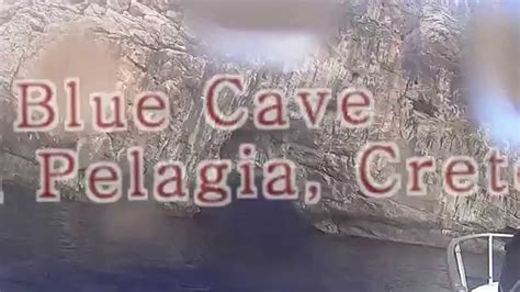 Scuba Diving The Blue Cave Crete Greece Youtube