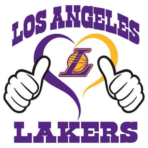 Los Angeles Lakers Heart Hand Svg Lakers Heart Logo Svg Los Angeles Lakers Heart Hand Svg