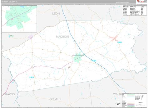 Texas Wall Map Premium Style By Marketmaps Mapsales