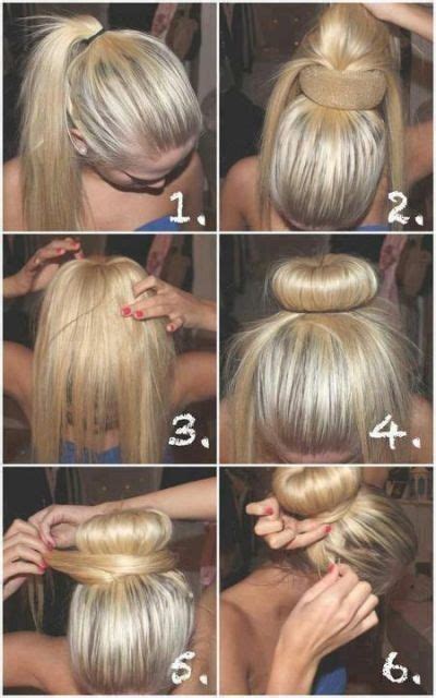 How To Make A Hair Bun With Donut - How to make the perfect hair donut for fine hair