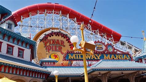 Pixar Pier Sights And Sounds Disney California Adventure Park
