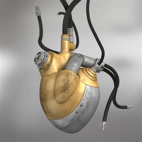 3d Model Mechanical Heart