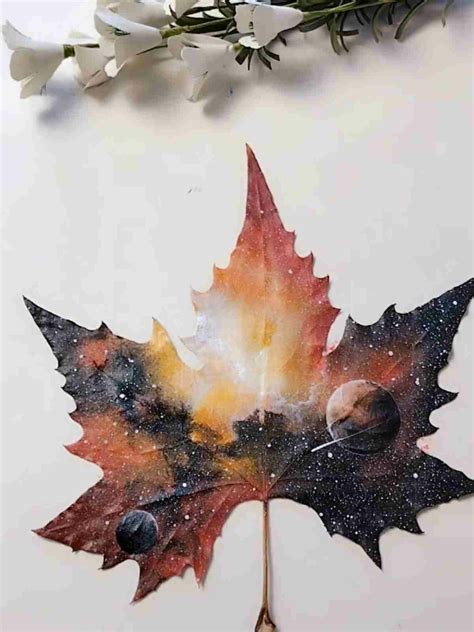 7 Easy Incredible Art On Leaves Leaf Painting Ideas For Home Decor