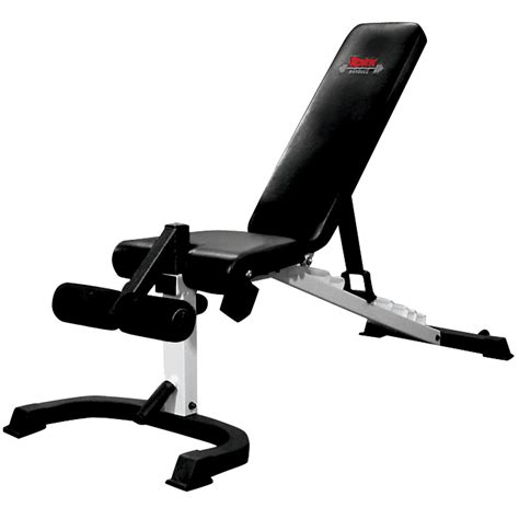 Flex Adjustable Bench Press W Foot Hold Down Fitness Training Series