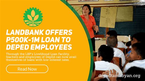 LANDBANK Offers P K M Loan To DEPED Employees