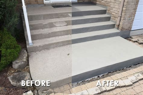 13 Fascinating Concrete Front Steps Makeover Ideas For Curb Appeal