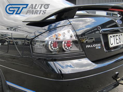 Black Led Tail Lights For Ford Falcon Ba Bf Xr Xr Door Sedan