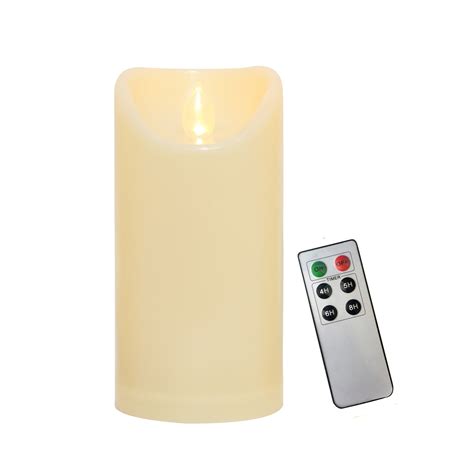 Flameless Outdoor Waterproof Led Pillar Candle With Remote Timer