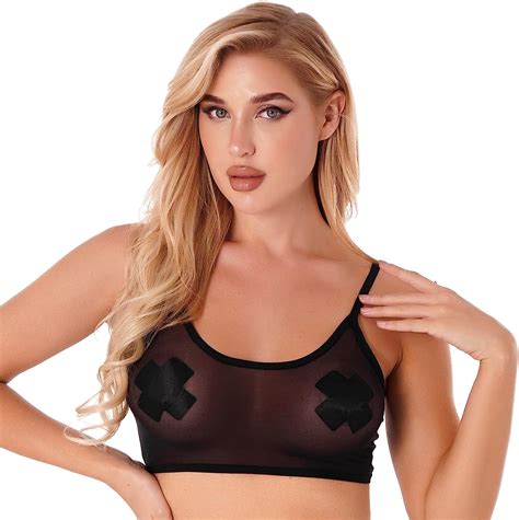 yizyif women s sexy sheer bra see through mesh lingerie low cut unlined everyday bra