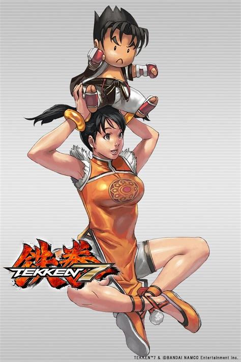 tekken ling xiaoyu by junny video game characters tekken x street fighter game character