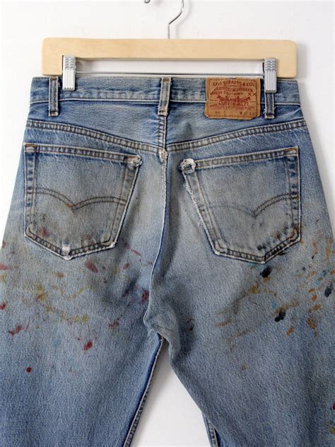 Vintage Levis 501s Painters Denim Jeans 31 X 29 Denim Levi Jeans