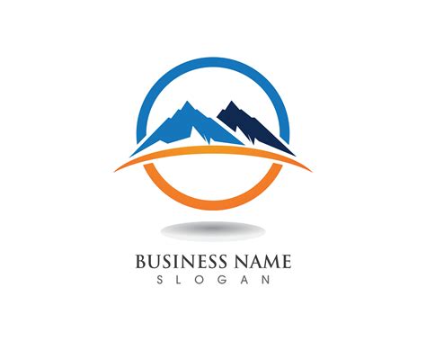 Mountain Logo And Symbols Business Template Vector Vector Art At Vecteezy