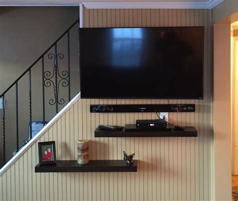 Large Floating Corner Shelf For Tv Book Shelf Idea