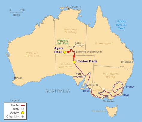 Du Lich O Nui Doi Mau Uluru Australia Map Ban Do 