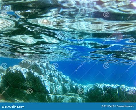 Mountain Under The Sea Stock Photo Image Of Vacation 99113428