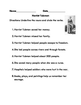 Her name was harriet tubman. Harriet Tubman Activity Pages by My Hoppy Place | TpT