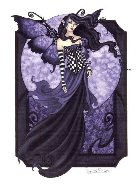 Amy Brown Goth Nouveau 1 Unicorn And Fairies Unicorns And Mermaids