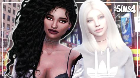 The Sims 4 Create A Sim Negra E Albina Lista De Cps Black And