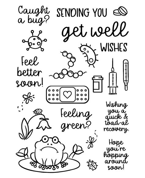 Get Well Clear Stamp Set 11403mc