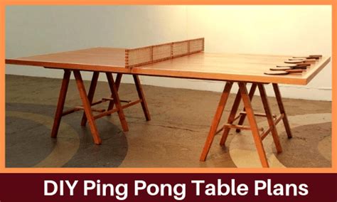 You will need the following for this diy ping pong table project: 7 Best Homemade DIY Ping Pong Table Plans | PPB