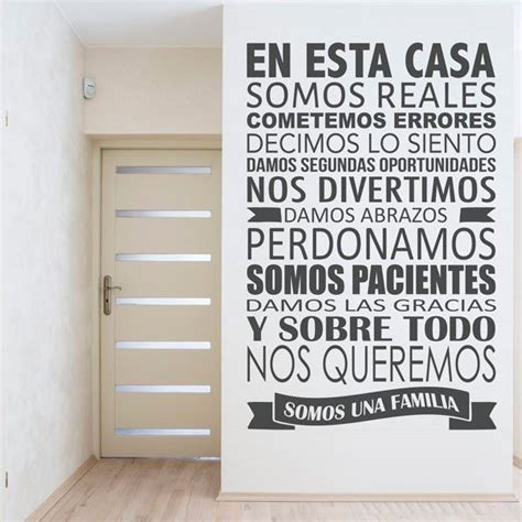 Vinil De Frases En Esta Casa