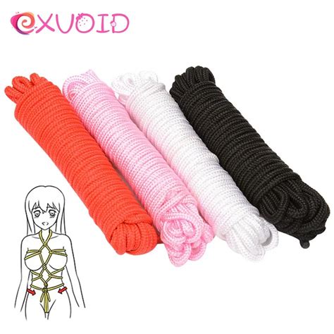 Exvoid 10 Meters Restraint Rope Slave Roleplay Sex Toys For Couples Flirting Thick Cotton Sex