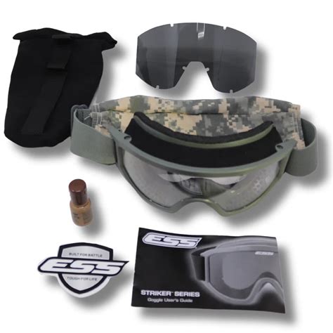 ess goggles striker land ops foliage acu sleeve army surplus military range