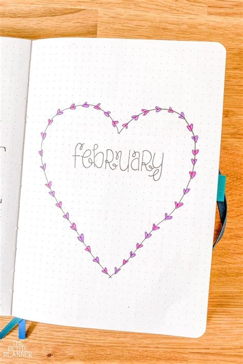 February Bullet Journal Ideas With Video ⋆ The Petite Planner