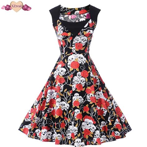 Print Evening Party Dress Bodycon Summer Women Long Swing Casual Cotton