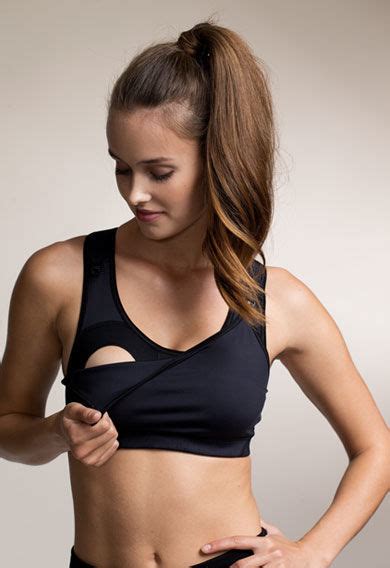 They do make a sports bra that zips in the front but it hasn't gotten good reviews. Nursing Sports Bras : nursing sports bra