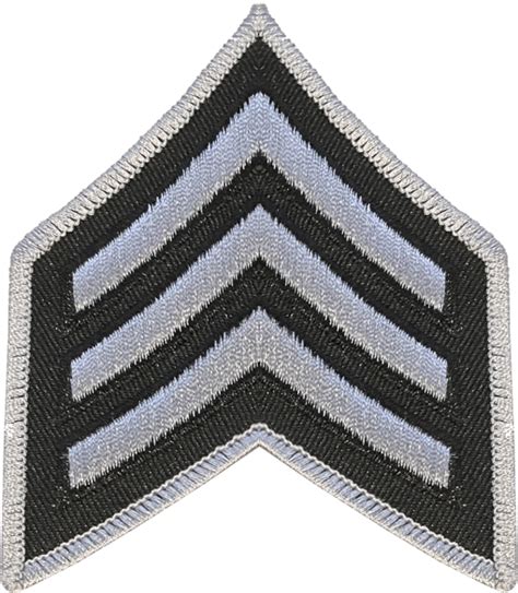 Chicago Police Sergeant Chevron Rank Insignia Patch Subdued Twill