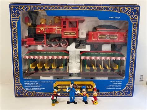 Vintage Disney World 1988 Railroad Train Set 60080 Sound Light Smoke