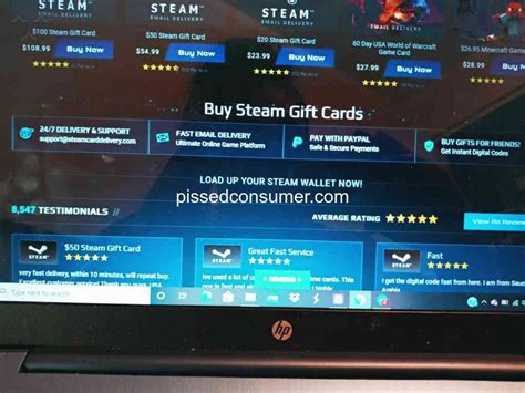 Maybe you would like to learn more about one of these? 432 Steam Card Delivery Reviews and Complaints @ Pissed Consumer