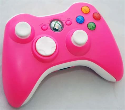 Official Microsoft Xbox 360 Pinkwhite Wireless Controller Game Gaming