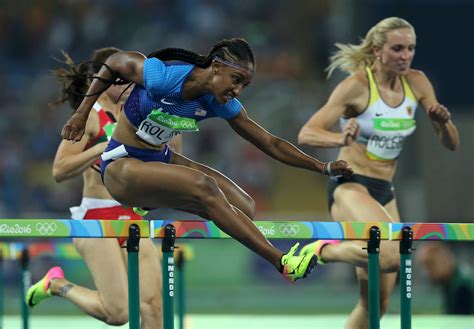 United States Sweeps Womens 100 Meter Hurdles Semifinals The