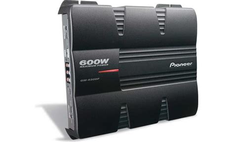 Pioneer Gm 6200f 4 Channel Car Amplifier 60 Watts Rms X 4 At