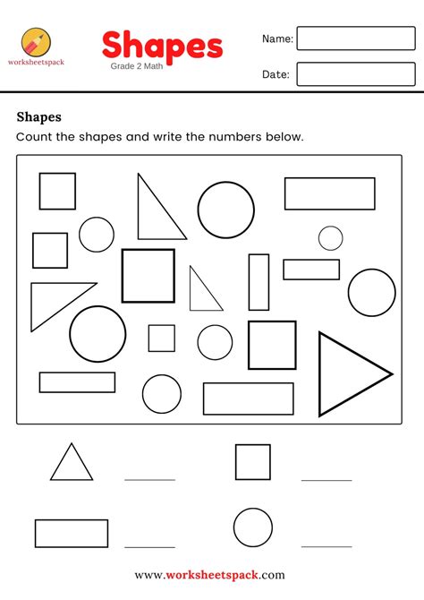 Shapes Worksheets For Grade 2 Worksheetspack