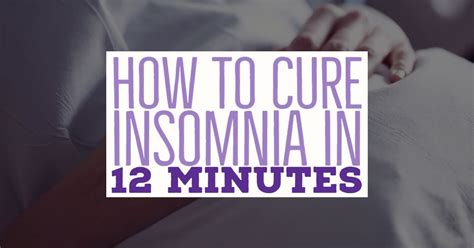 How To Cure Insomnia In 12 Minutes Enticare Ent Practice