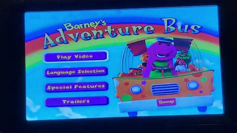 Opening To Barneys Adventure Bus 2004 Dvd Youtube