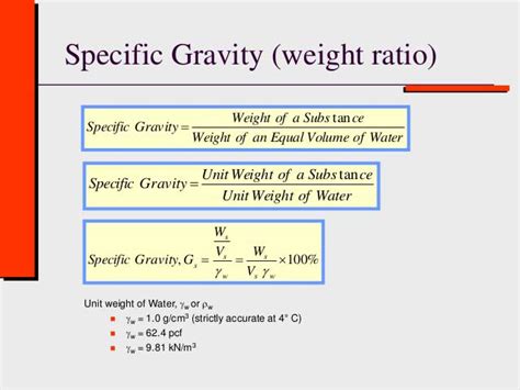 The specific gravity (gs) of a soil refers to the ratio of the solid particles' unit weight to the unit weight of water. Specific Gravity Test Of Soil | Specific Gravity Of Soil ...